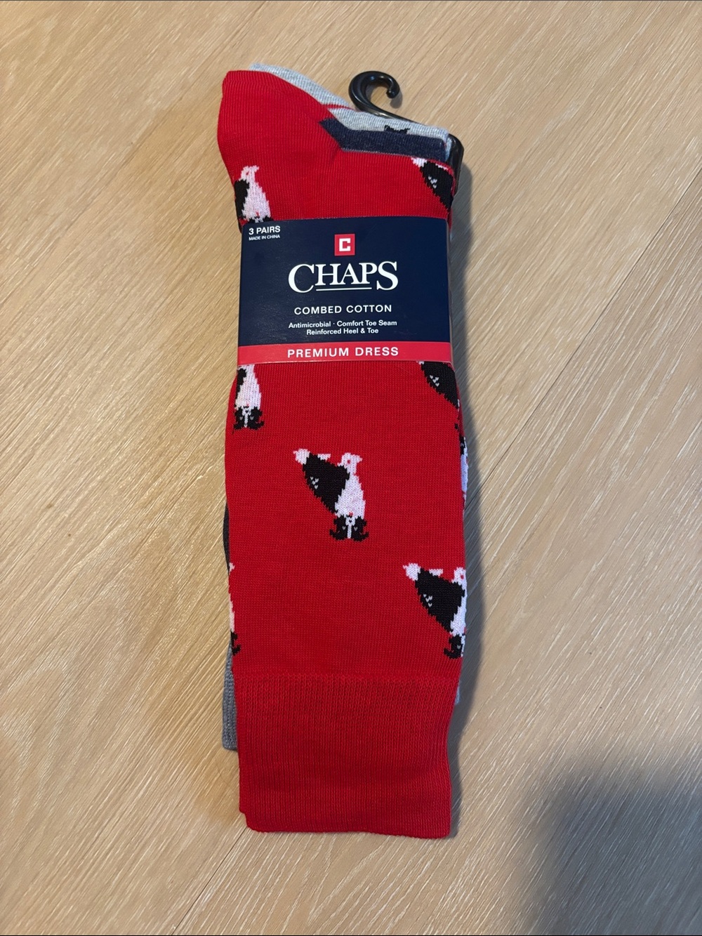 NWT Chaps Men's Assorted Premium Dress Socks (3 pair)